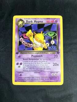 Pokemon TCG Dark Hypno 26/82 1st Edition Team Rocket WOTC Vintage Card 2000 NM - Image 1