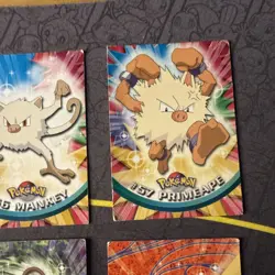 Pokemon 1999 Topps TV Animation Series 1 Cards Vintage Card Bundle - Image 4