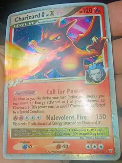 Charizard G LV.X Holo Card 143/147 Supreme Victors Rare Pokemon "Marked" - Image 2