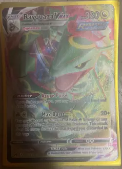 Rayquaza VMAX 102/159 Holo Sword & Shield Crown Zenith Pokemon TCG Card NM+ - Image 1