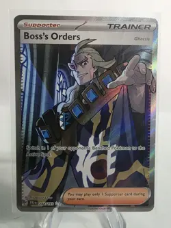 Pokemon TCG Boss's Orders Trainer Full Art Holo Rare Card 248/193 - Image 1