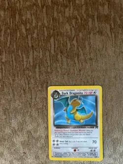 Dark Dragonite 22/82 Team Rocket Non-Holo Rare Pokemon Card WOTC - LP+ - Image 3