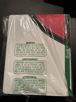 Pokemon Premium Pro Binder - White/Red Leatherette padded cover UltraPro Cards - Image 2