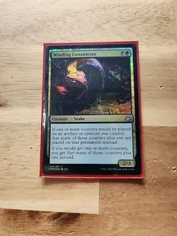 MTG Aether Revolt 1x Foil Winding Constrictor EX/NM - Image 1