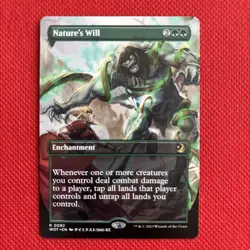 MTG “Nature’s Will” Wilds of Eldraine Reg Rare #082 NM/Unplayed *Ships Free* - Image 1