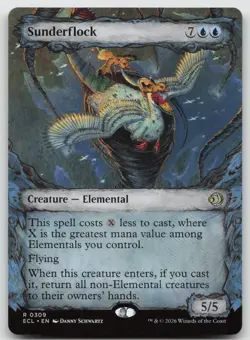 Sunderflock (Showcase) R Normal Lorwyn Eclipsed 309 NM - Image 1