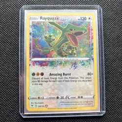 Pokemon TCG SWSH Rayquaza Card 138/185 Vivid Voltage Rare, Near Mint Condition - Image 1
