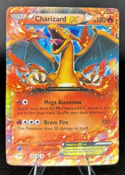 Pokemon TCG Charizard EX #XY17 (Black Star Promo) DMG - Image 1
