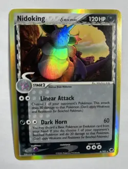 Pokemon TCG Nidoking EX Dragon Frontiers 6/101 Holo Rare Delta Species 2006 - Image 3