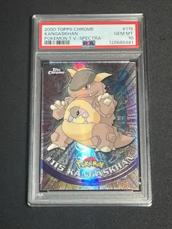 Topps Pokemon Spectra Chrome Series 2 Kangaskhan #115 PSA 10 Gem Mint - Image 1