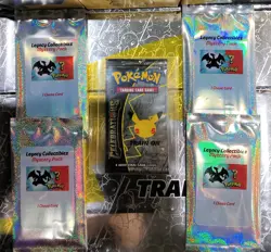 Pokemon TCG Celebrations Booster Pack + 4 Legacy Collectibles Mystery Packs New - Image 1