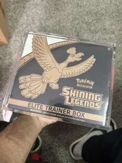 Pokemon TCG: Shining Legends Elite Trainer Box MINT + Acrylic Case - Image 1