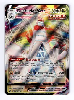 Duraludon VMAX Crown Zenith #104 (2023) Ultra Rare Holo NM Pokemon - Image 1
