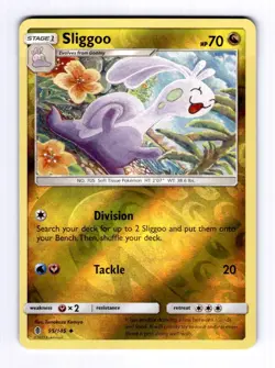 Sliggoo SM - Guardians Rising #95 (2017) Uncommon Reverse Holo NM Pokemon - Image 1