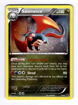 Salamence Dragon Vault #8 (2012) Holo LP Pokemon - Image 1