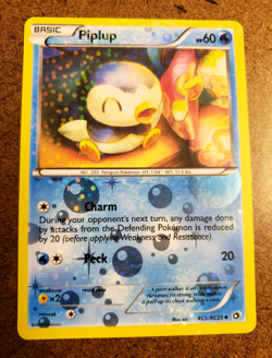 2013 TCG POKEMON PIPLUP Legendary Treasures Radiant Collection FULL ART RC6/RC25 - Image 2