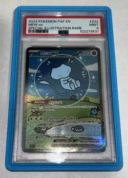 Pokemon - Mew ex 232/091 SIR - SV: Paldean Fates Holo PSA 9 - With Guard - Image 1