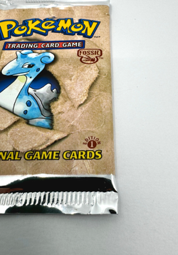 21.32 g HEAVY 1st Edition Fossil Lapras Pokemon TCG Sealed Booster Pack - Image 3