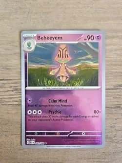 Pokemon TCG Beheeyem 041/086 Poke Ball Reverse Uncommon Black Bolt NM - Image 1