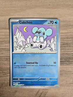 Pokemon TCG Cubchoo 025/086 Pokeball Holo Black Bolt NM - Image 1