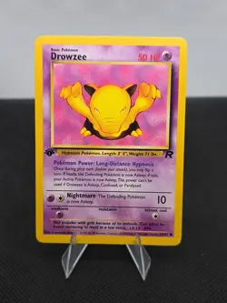 Drowzee 54/82 1st Edition Team Rocket LP Vintage WOTC - Pokemon TCG - Image 1
