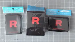 Team Rocket R Flip Deck Case Deck Shield Sleeve Can Case set Pokemon Center - Image 1