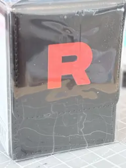 Team Rocket R Flip Deck Case Deck Shield Sleeve Can Case set Pokemon Center - Image 3