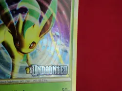 🌀HOLOGRAPHIC PRERELEASE LEAFEON🌀 Holo Pokemon Promo | HGSS Undaunted | 17/90 | - Image 2