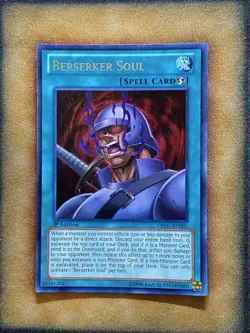 Yugioh Berserker Soul DRLG-EN007 Secret Rare 1st Ed NM - Image 1