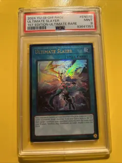 YuGiOh ULTIMATE SLAYER #RA02-EN070🔥PSA 9 MINT🔥1st EDITION-2024 ULTIMATE RARE - Image 4