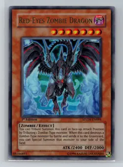 Structure Deck: Zombie World Red-Eyes Zombie Dragon #SDZW-EN001 12647 - Image 1