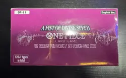 One Piece OP11 Booster Box ENG A Fist Of Divine Speed Sealed MINT CONDITION - Image 4