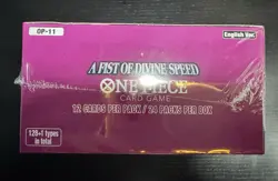 One Piece OP11 Booster Box ENG A Fist Of Divine Speed Sealed MINT CONDITION - Image 5