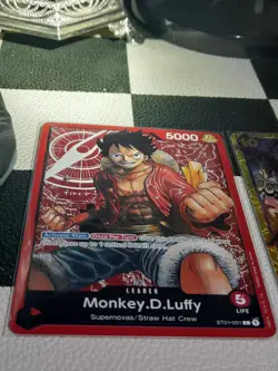 One Piece TCG Monkey.D.Luffy ST01-001 - Image 5