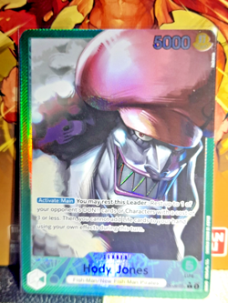 One Piece Card Hody Jones OP06-020 Alt Art Eng Wings Of the Captain - Image 1
