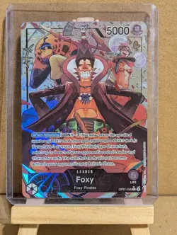 One Piece Card Game: Foxy Custom Card Rare HQ Proxy Luffy OP07-059 - Image 2