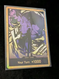 Don!! Card (Gold) (Rob Lucci) One Piece Premium Booster THE BEST Vol.2 PRB-02 - Image 3