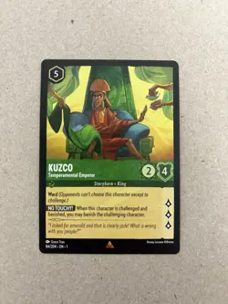 Disney Lorcana - The First Chapter - Kuzco 84/204 - Regular Rare NM - Image 1