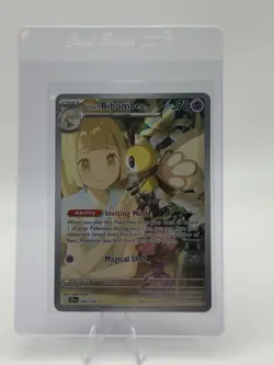 Pokemon TCG Lillie's Ribombee Card Journey Together Illustration, 164/159 - Image 1