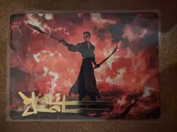 Zuko, Conflicted Art Card (Gold-Stamped Signature) Art Series Avatar Magic MTG - Image 1