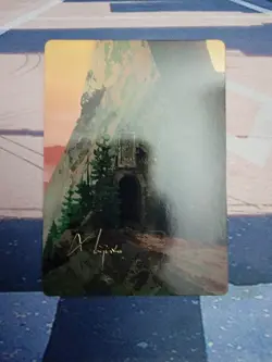 Mountain | Art Card | Gold Stamped | MTG | TLA | Near Mint | English EN - Image 1