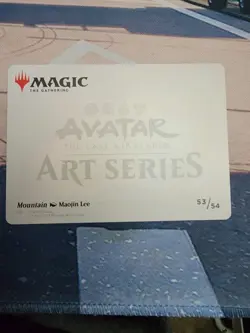 Mountain | Art Card | Gold Stamped | MTG | TLA | Near Mint | English EN - Image 2