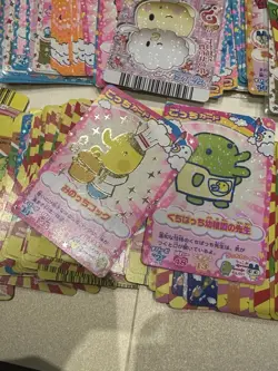 174 Assorted Tamagotchi Cardass barcode machine cards Japanese Card Collection - Image 3