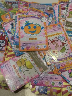 174 Assorted Tamagotchi Cardass barcode machine cards Japanese Card Collection - Image 4