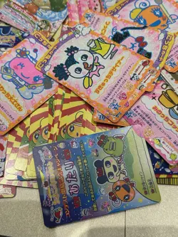 174 Assorted Tamagotchi Cardass barcode machine cards Japanese Card Collection - Image 5