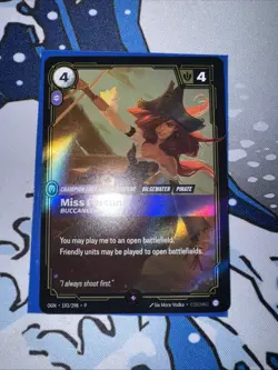 Miss Fortune - Buccaneer - Riftbound Organized Play Promotional Cards (OPP) - Image 1