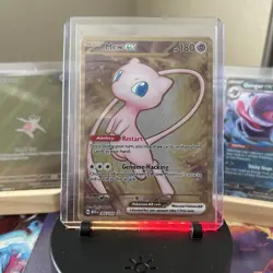 Pokemon Mew EX TCG Metal Scarlet & Violet 151 Gold Hyper Rare Card 205/165 - Image 1