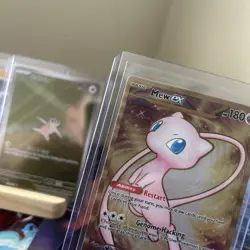 Pokemon Mew EX TCG Metal Scarlet & Violet 151 Gold Hyper Rare Card 205/165 - Image 2