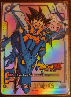 EXCLUSIVE NYCC 2024 Dragon Ball Super Daima Son Goku (Mini) Trading Card - Image 1