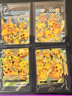 Pikachu V-Union [Set of 4] SWSH: Sword & Shield Promo Cards Holo - Image 1
